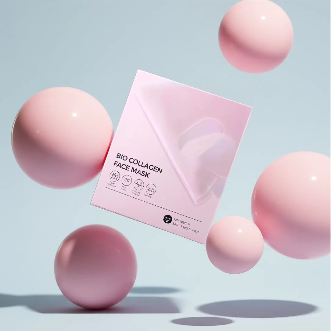 Mascarilla facial de biocolágeno