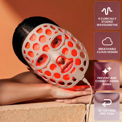 LumaCloud Pro™ LED-Lichttherapie-Maske