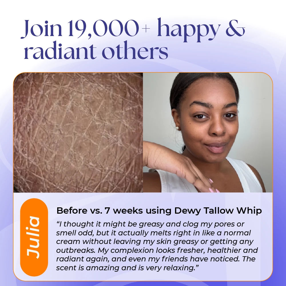 dewy tallow whip - orange & bergamot